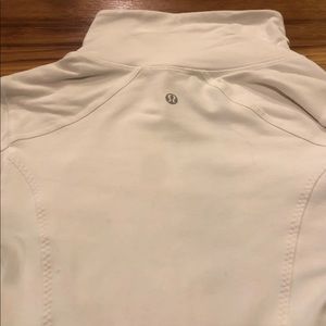 White lulu lemon zip up